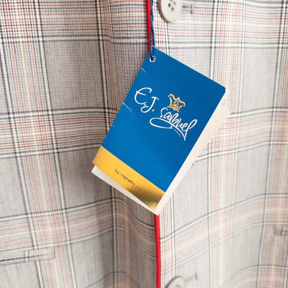 E.J. Samuel Plaid Single Breasted Blazer Size 42R NWT - Picture 9 of 13